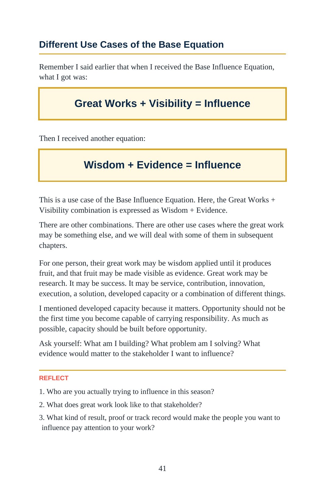 The Influence Playbook, page 41